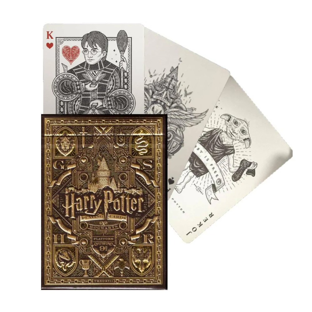 Harry Potter Playing Cards by theory11 (Yellow-Hufflepuff)