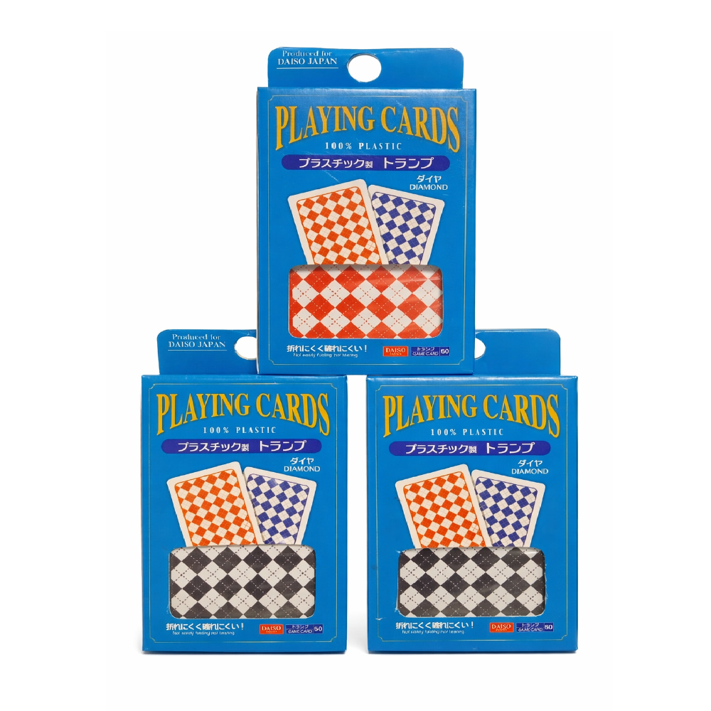 Playing Cards Diamond Version (Plastic - 3Pcs)