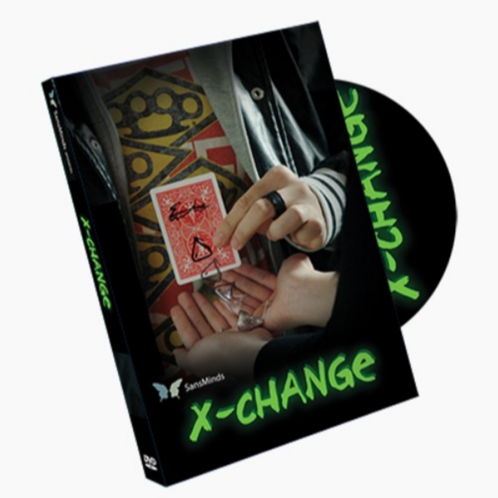 X Change (DVD and Gimmick) by Julio Montoro and SansMinds