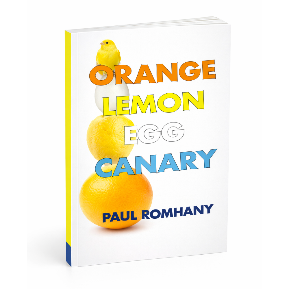 Orange, Lemon, Egg & Canary by Paul Romhany