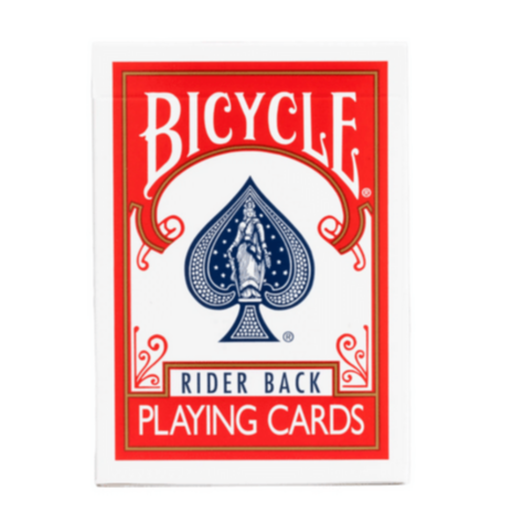 Red Rider Back (Blue Seal) Playing Cards by Bicycle and USPCC ( 807-R-TG)