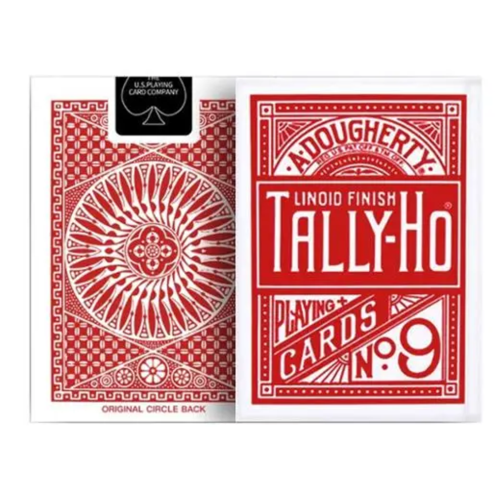 Cards Tally Ho Circle Back Poker size (Red)