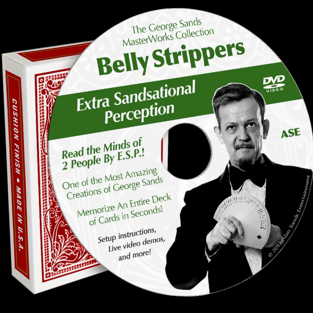 Extra Sandsational Perception Belly Strippers (Blue Back Bicycle Cards)