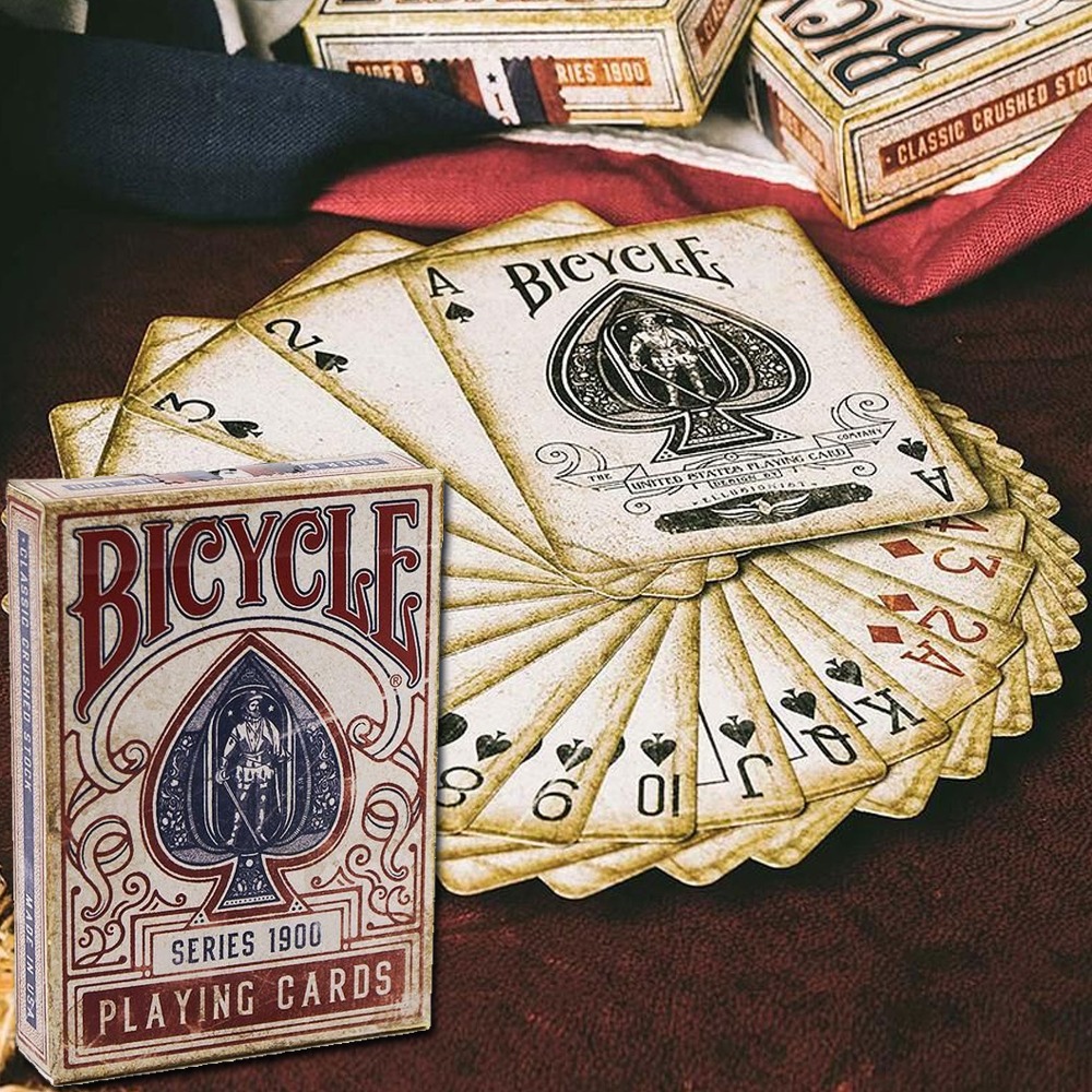 Bicycle 1900 (Red) Playing Cards